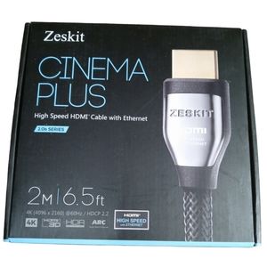 Zeskit Cinema Plus High Speed HDMI Cable With Ethernet 2M 6.5' 4K @ 60Hz